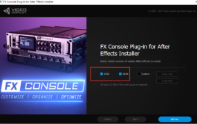AE插件-特效管理控制工具 VideoCopilot FXConsole+安装教程