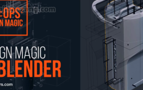 Blender插件-硬表面快速3D建模 Design Magic V1.0.2