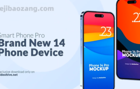 AE模板-三维苹果手机界面APP应用信息展示介绍动画 Phone 14 Pro Device Mockup