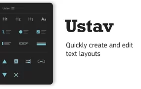 Ae脚本-Ustav1.0.1一键创建编辑文本字符段落排版布局设计