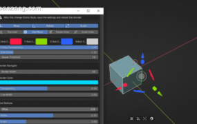 Blender插件-Gizmo PRO V3.3.1 模型中心轴点位置移动控制工具