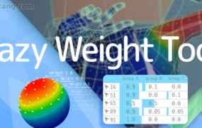 Blender插件-懒人必备便捷权重设置工具箱 Lazy Weight Tool V1.9.71.2