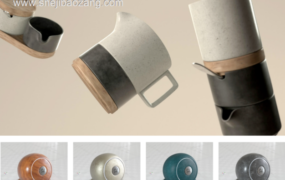 C4D材质预设-129个4K常用室内金属木纹织物玻璃塑料材质预设Octane Texture Pack 6