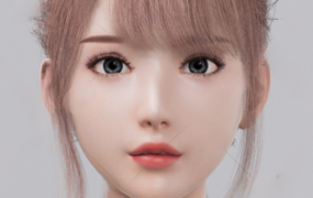 C4D模型-职场女性人物现代西装职业装OC渲染3D模型贴图素材 支持C4D/FBX