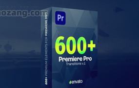 PR模板-600个视频文字片头转场过渡预设 pr template transition