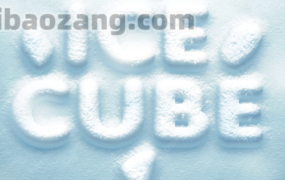 PS样机-冰雪文字特效冬季海报宣传标题PSD模板智能样机